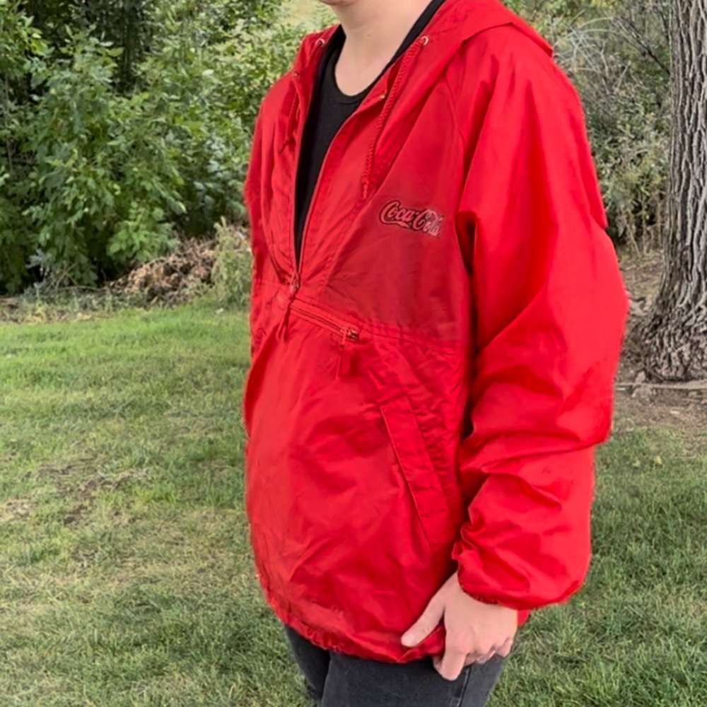 Vintage Coca-Cola windbreaker.
